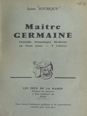cover image of Maître Germaine